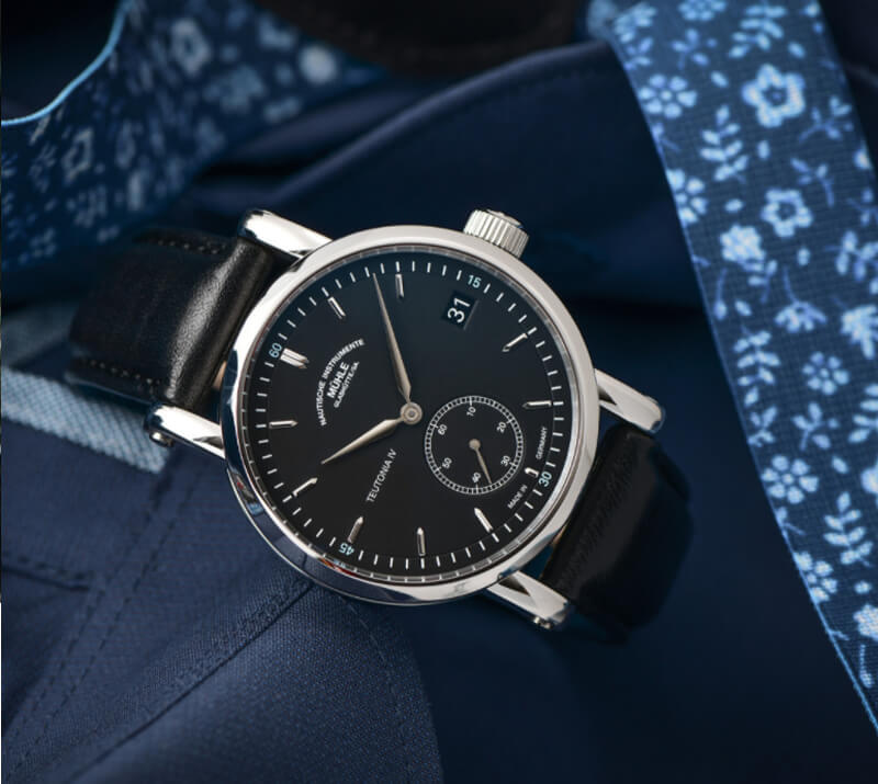 Muhle Glashutte(ミューレ・グラスヒュッテ) Teutonia IV Kleine Sekunde 自動巻き 41mm 腕時計 M1-44-43-MB