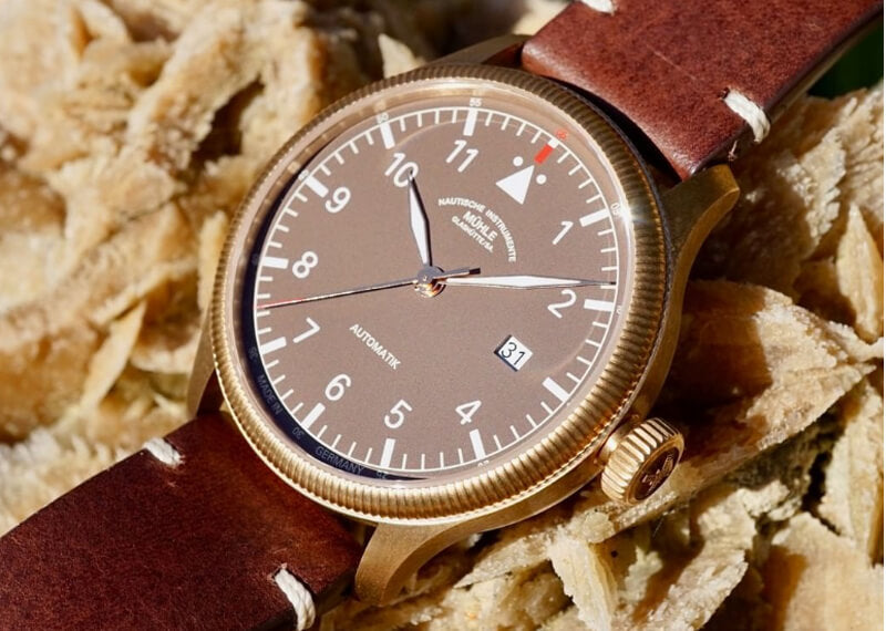 Muhle Glashutte(ミューレ・グラスヒュッテ) Terrasport IV BRONZE ブロンズ 自動巻き 42mm 腕時計 世界限定250本 M1-45-08-LB