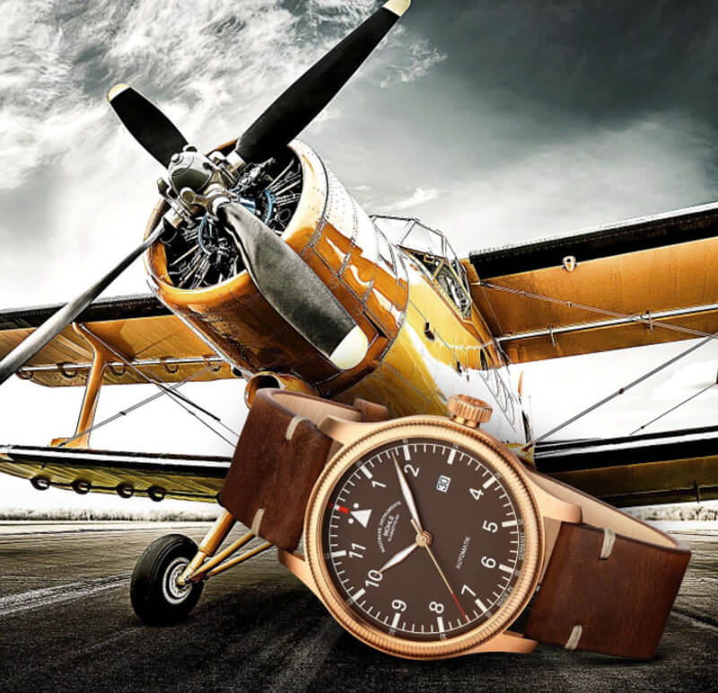 Muhle Glashutte(ミューレ・グラスヒュッテ) Terrasport IV BRONZE ブロンズ 自動巻き 42mm 腕時計 世界限定250本 M1-45-08-LB