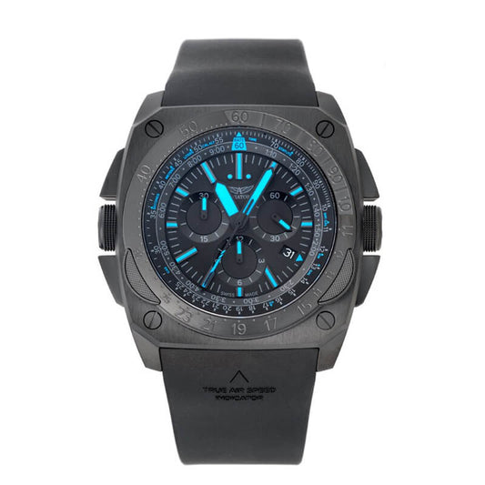 AVIATOR(アビエイター) MIG-29 SMT CHRONO(ミグ29 SMTクロノ)  クォーツ パイロットウォッチ M.2.30.5.217.6 ブラック　腕時計
