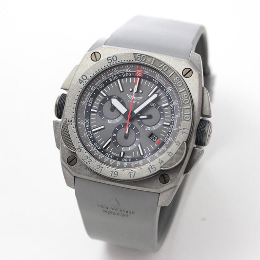 AVIATOR(アビエイター) MIG-29 SMT CHRONO(ミグ29 SMTクロノ)  クォーツ パイロットウォッチ M.2.30.7.221.6 グレー　腕時計