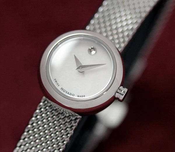 MOVADO(モバード）Dot(ドット）女性用腕時計 M80.110.1042S/腕時計