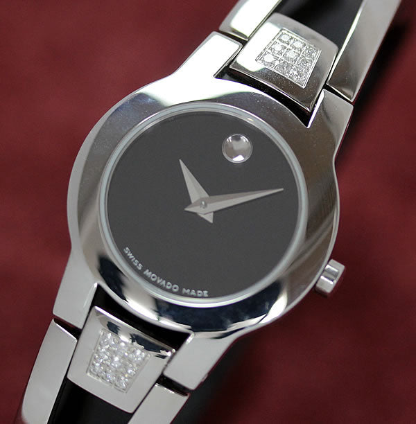MOVADO(モバード）AMOROSA(アムローサ）女性用腕時計 M84.122.E4S.A 0.119ｃｔダイヤモンド/腕時計