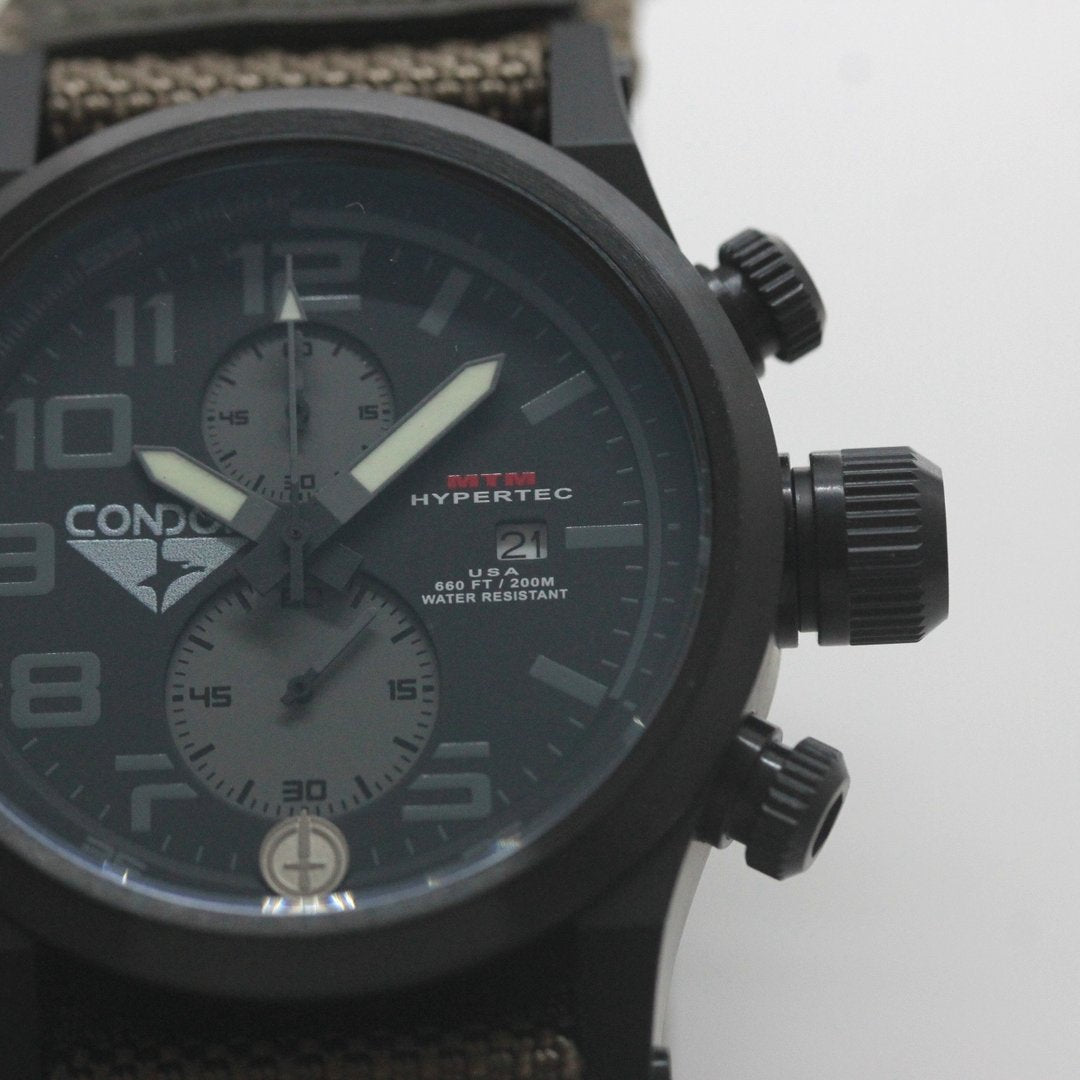 【9月15日(火)予約販売開始】MTM HYPERTEC CHRONO 2A「CONDOR OUTDOOR × MTM WATCH」 コラボ 腕時計 MTM-CNDR-01