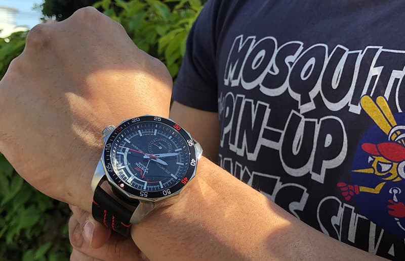 VOSTOK EUROPE（ボストーク ヨーロッパ）N1 Rocket パワーリザーブ NE57-225A563 ブラック 腕時計