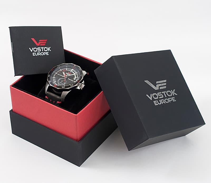VOSTOK EUROPE（ボストーク ヨーロッパ）N1 Rocket パワーリザーブ NE57-225A563 ブラック 腕時計