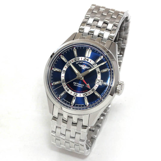 STURMANSKIE(シュトゥルマンスキー)OPEN SPACE GMT 自動巻き 腕時計 NH34-1891052B ブルーダイヤル
