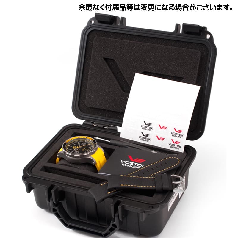 ボストーク・ヨーロッパ　アンチャール世界限定モデル/手巻き機能あり/NH35A-510A522Y イエローラバーベルト 腕時計