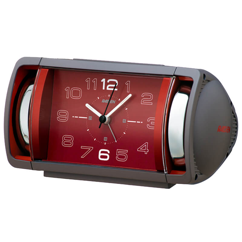 SEIKO セイコー PYXIS ピクシス ライデン 大音量アラーム 目覚まし時計 NR447N グレー