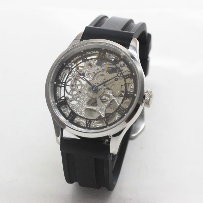 正美堂オリジナルウォッチ/スケルトン/ユニタス/old6497sb