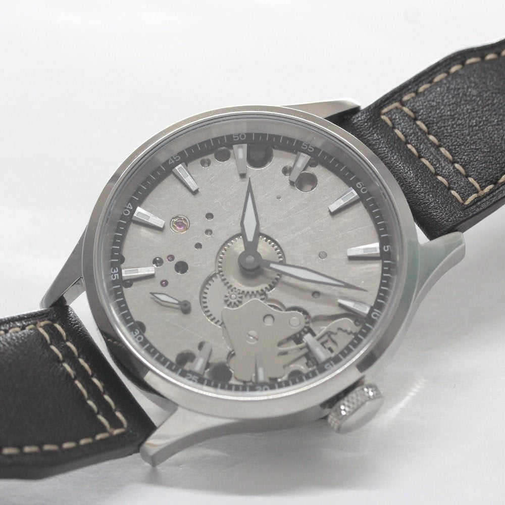 正美堂オリジナルウォッチ/オープンダイヤル/スイス製オールドムーブメント/old6498-602b