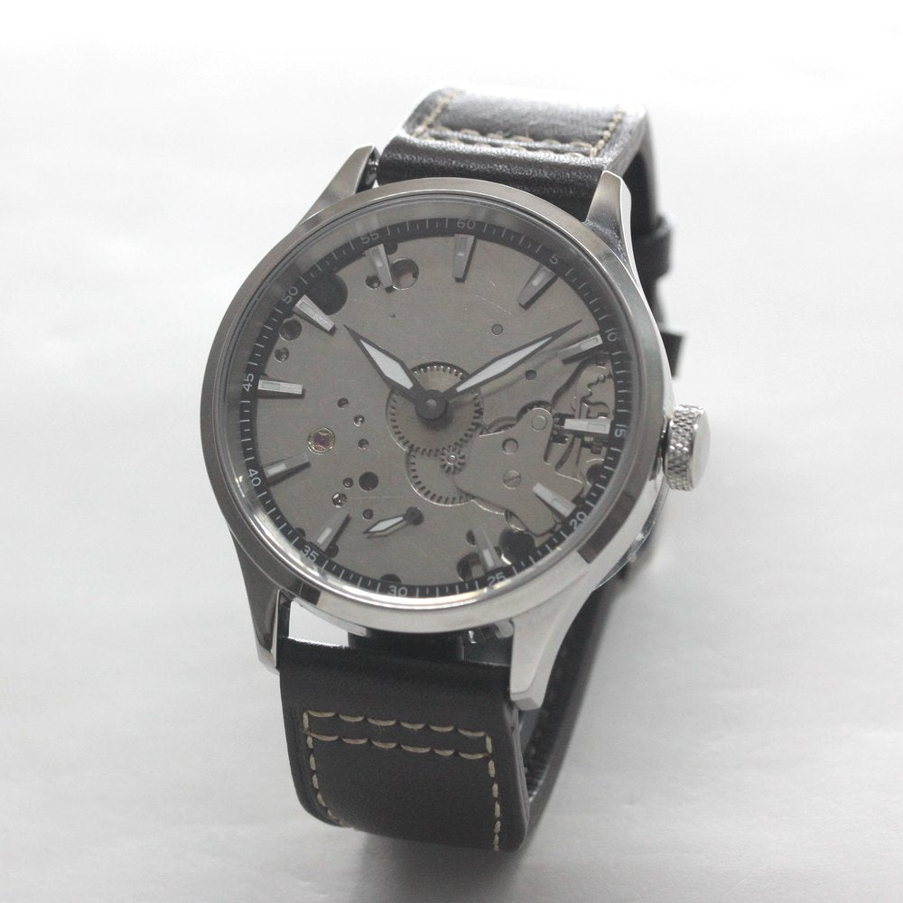 正美堂オリジナルウォッチ/オープンダイヤル/スイス製オールドムーブメント/old6498-602b