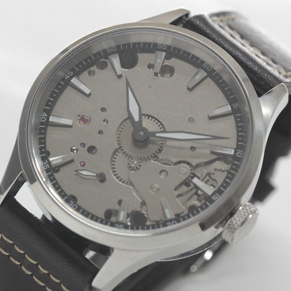 正美堂オリジナルウォッチ/オープンダイヤル/スイス製オールドムーブメント/old6498-602b