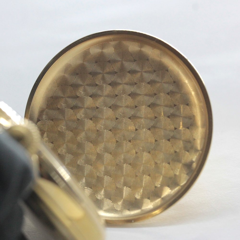 Shobido Original Pocket Watch / Gold-Colored Hunter Case / Swiss-Made Old Unitas / old6498pw-112