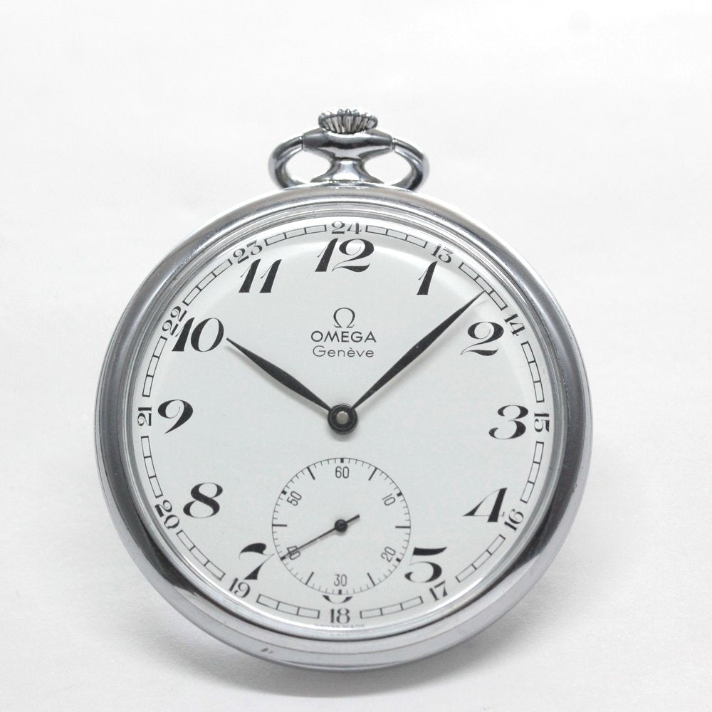 1973年製の絶版モデルのオメガ / OMEGA / ヴィンテージウォッチ / オープンフェイス懐中時計 / omega-125