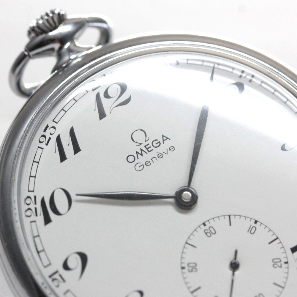 1973年製の絶版モデルのオメガ / OMEGA / ヴィンテージウォッチ / オープンフェイス懐中時計 / omega-125