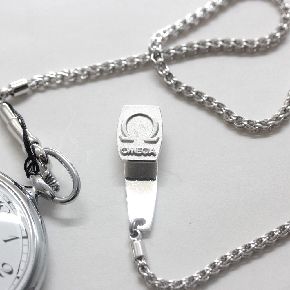 1980年製の絶版モデルのオメガ / OMEGA / ヴィンテージウォッチ / オープンフェイス懐中時計 　アラビア数字/ 懐中時計 / omega-126