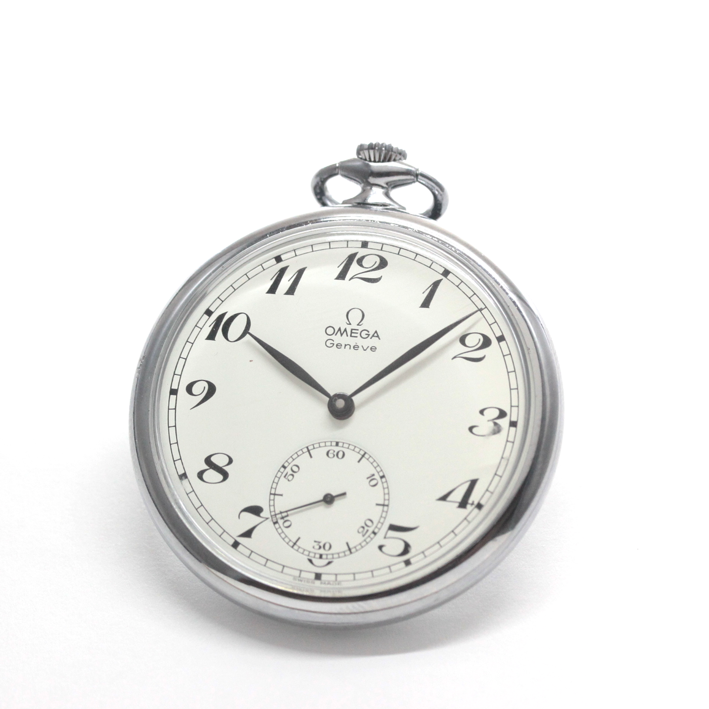 オメガ（OMEGA） / 1973年製 / ヴィンテージウォッチ / オープンフェイス懐中時計 / アラビア数字 /  omega-128