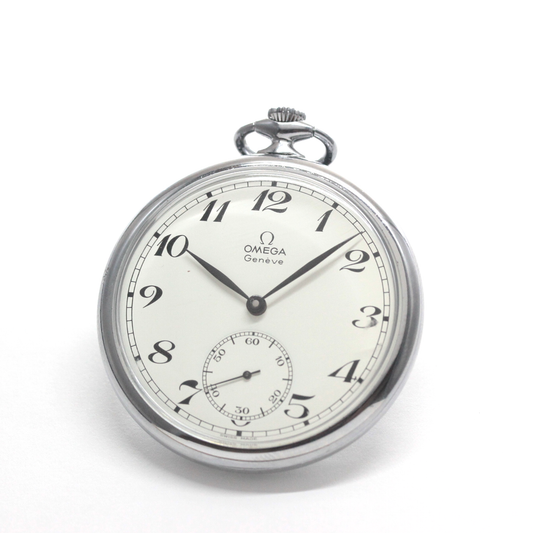 オメガ（OMEGA） / 1973年製 / ヴィンテージウォッチ / オープンフェイス懐中時計 / アラビア数字 /  omega-128