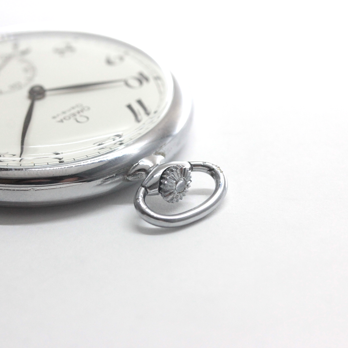 オメガ（OMEGA） / 1973年製 / ヴィンテージウォッチ / オープンフェイス懐中時計 / アラビア数字 /  omega-128