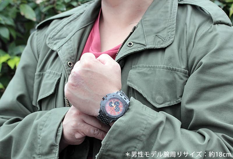 MTM エムティーエム パトリオット（PATRIOT）Black Tit オレンジダイヤル PAT-TBK-ORNG-MBTI 腕時計