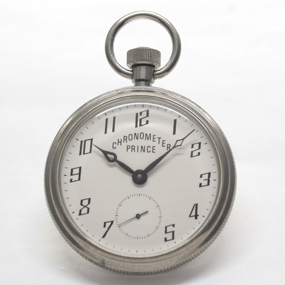 絶版モデルのプリンス / PRINCE / クロノメーター / 松村時計店 手巻き式 / ヴィンテージ懐中時計 / princereprint-101