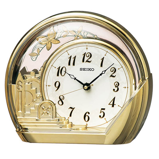 SEIKO セイコー 振り子付　クオーツ置き時計【PW428G】