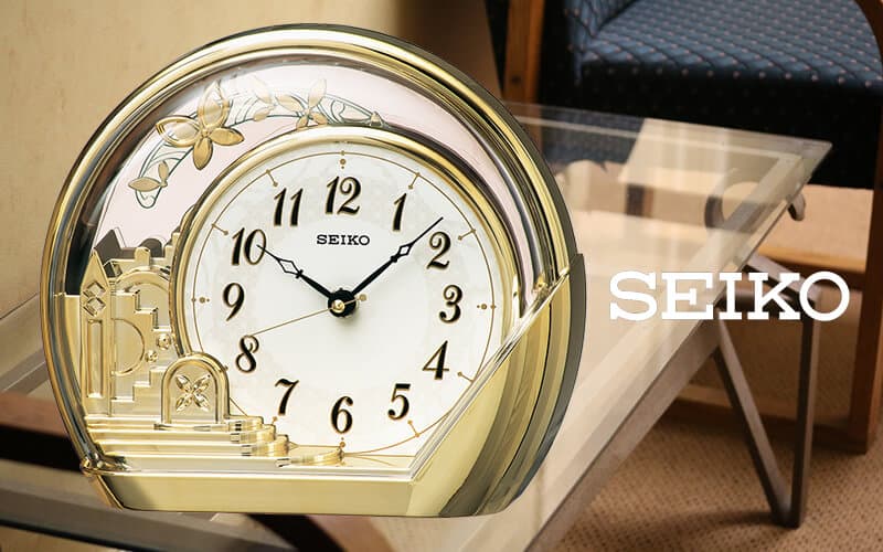 SEIKO セイコー 振り子付　クオーツ置き時計【PW428G】