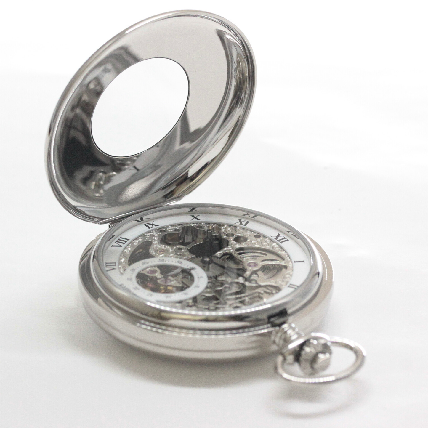 ラポート/Rapport/両開き スケルトンPW45 懐中時計