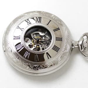 ラポート/Rapport/ハーフハンター/スケルトン/PW57 懐中時計