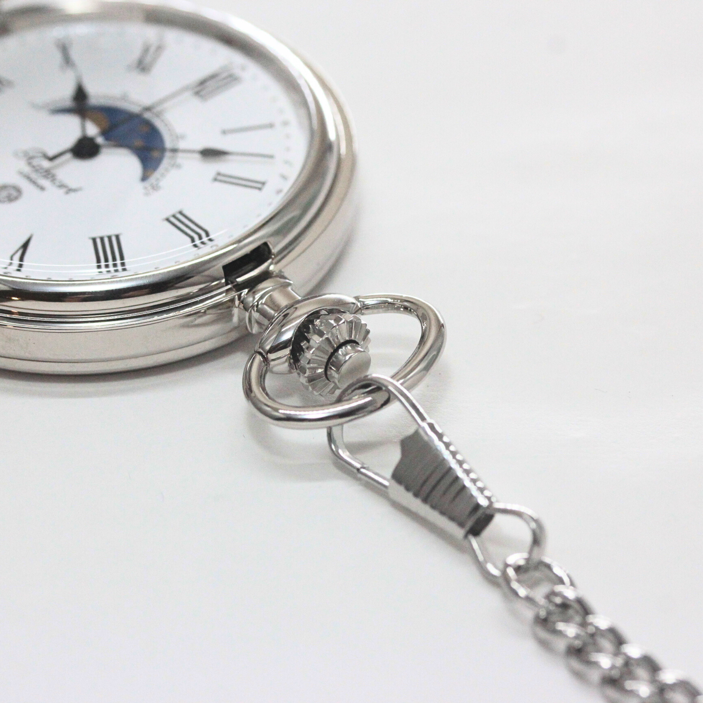 Rapport Pocket Watch with Moon Phase and Calendar, PW81 