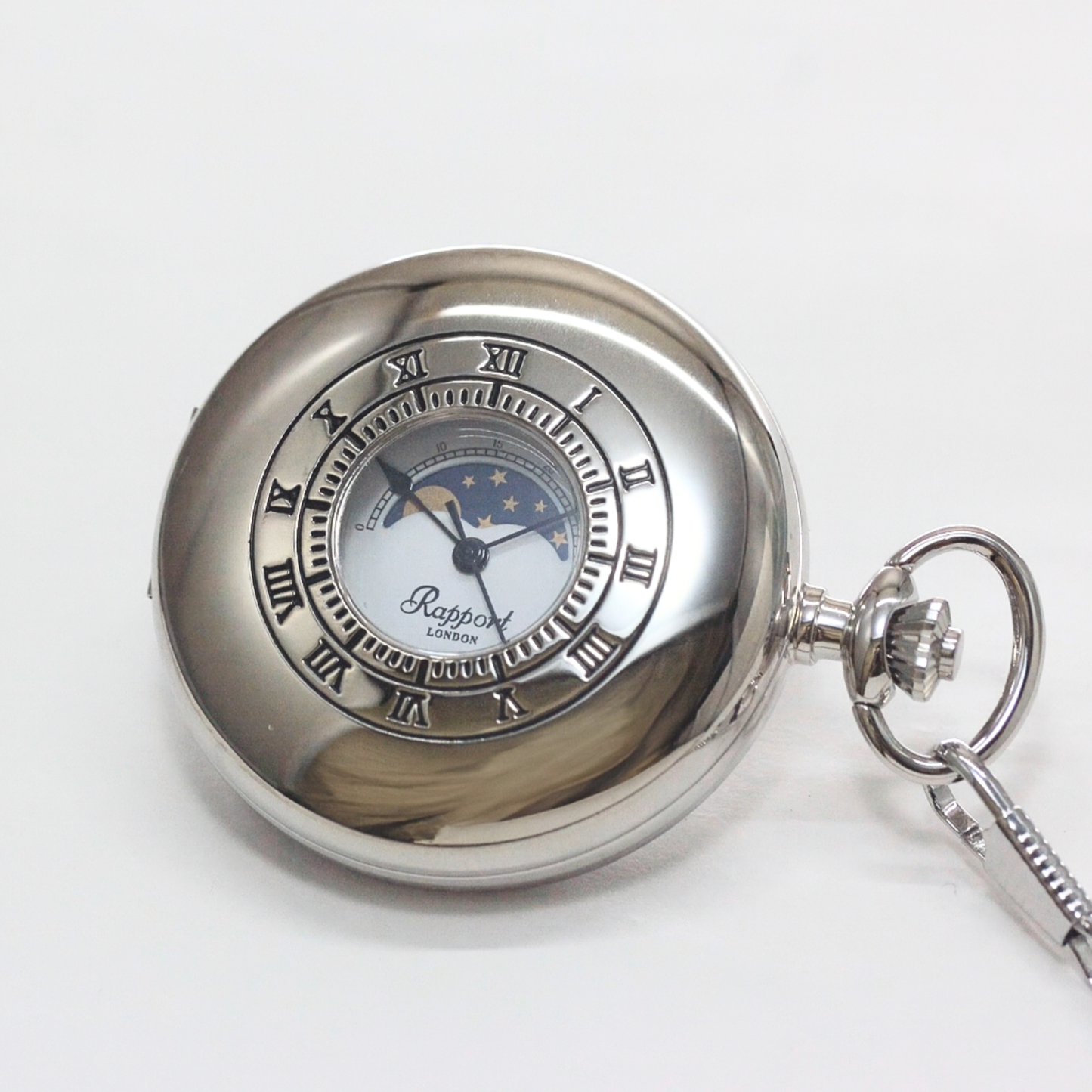 Rapport Pocket Watch with Moon Phase and Calendar, PW81 