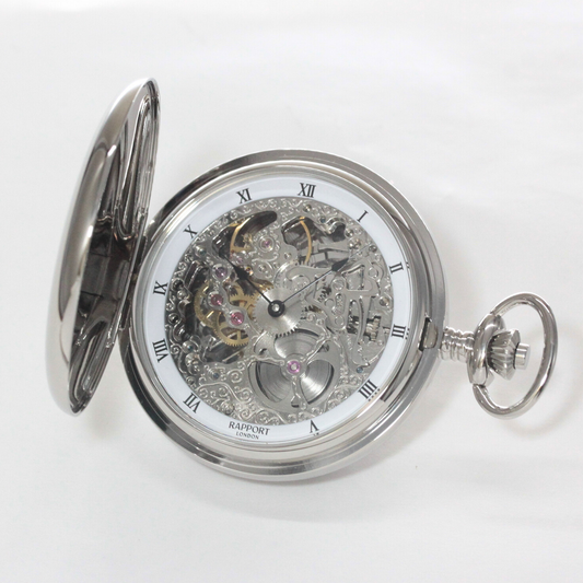 正美堂時計店撮影 ラポート/Rapport/懐中時計/フルハンター/スケルトン/手巻き/PW91