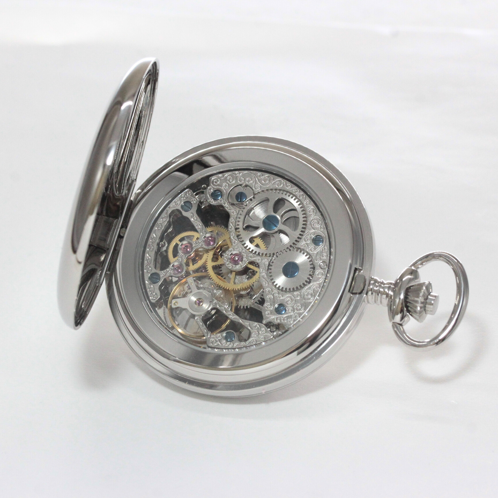 正美堂時計店撮影 ラポート/Rapport/懐中時計/フルハンター/スケルトン/手巻き/PW91