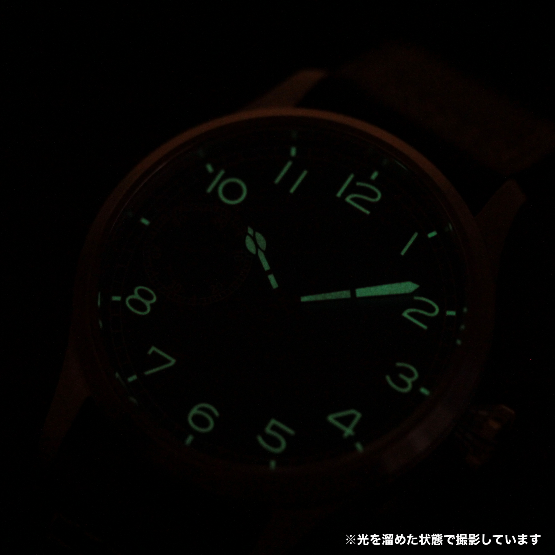 ロント(RONT) スイス製手巻き式ムーブメント 腕時計 rd9s1-d12p4ra 蓄光