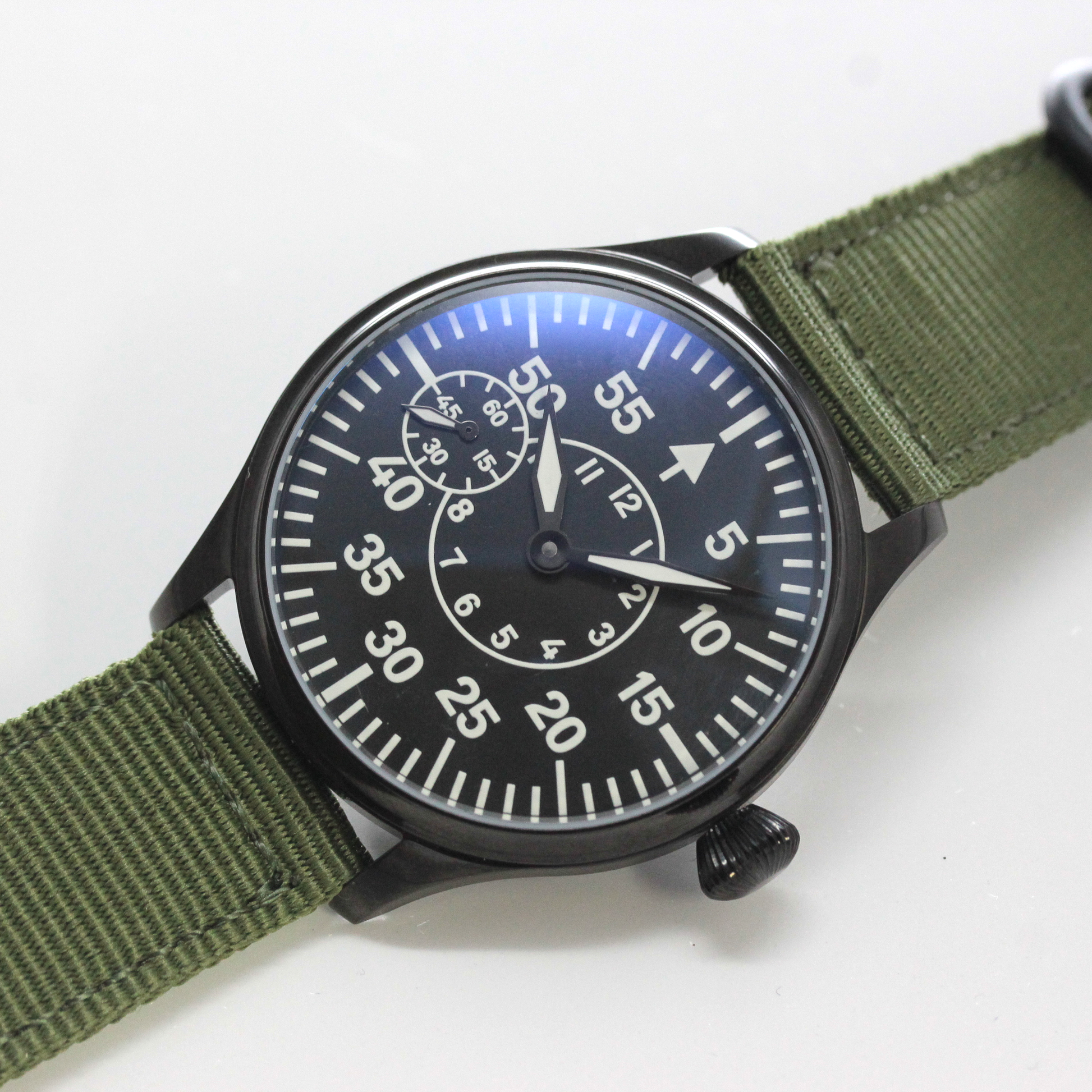 ロント(RONT) 手巻き式 腕時計 rd9s1-j231p1ns22armygreen