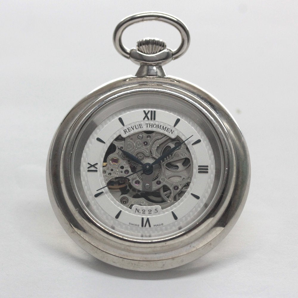 Revue Thommen レビュー トーメン スケルトン懐中時計 稼働品 レビュートーメン/懐中時計/スケルトン/手巻き/マニュファクチュール