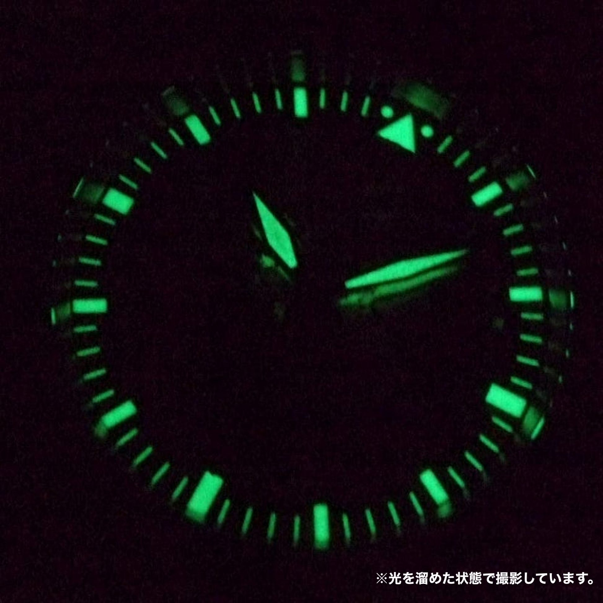 ロント 手巻き式 腕時計 スケルトン 蓄光  rou7s1-j136p1ra