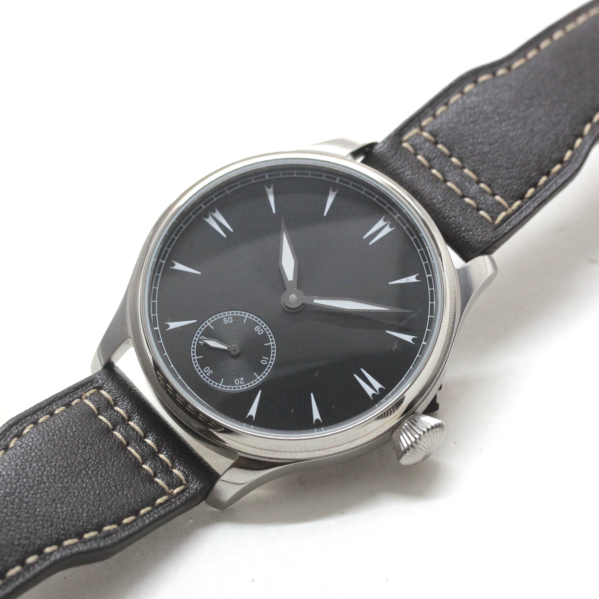 ロント(RONT) スイス製手巻き式オールドムーブメント 腕時計 rou8s2-j124p1ra