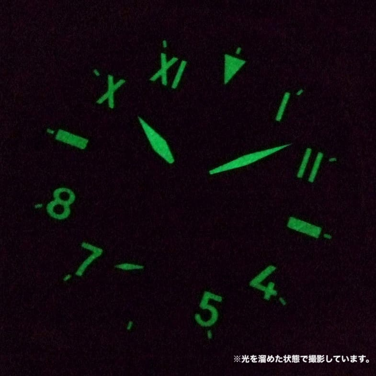ロント(RONT) スイス製手巻き式オールドムーブメント　蓄光 腕時計 rou8s2-j133p1ra