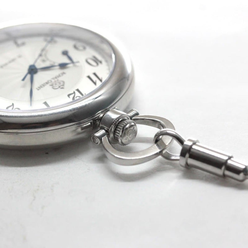 絶版モデルのロイヤルオリエント（ROYALORIENT）パワーリザーブインジケーター付懐中時計　royalorient-102