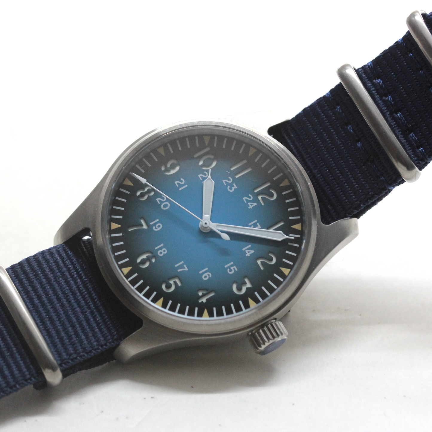 ロント(RONT) スイス製 自動巻き ムーブメント 腕時計 rstp1-a147a2n20darkblue ミリタリーデザイン