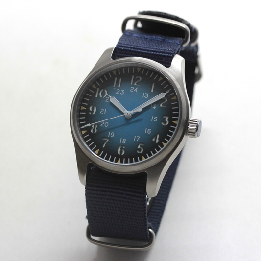 ロント(RONT) スイス製 自動巻き ムーブメント 腕時計 rstp1-a147a2n20darkblue ミリタリーデザイン
