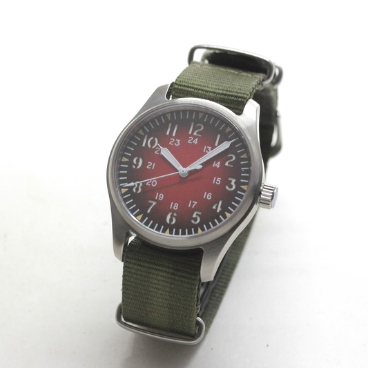 ロント(RONT) スイス製 自動巻き ムーブメント 腕時計 rstp1-a149a2n20armygreen ミリタリーデザイン