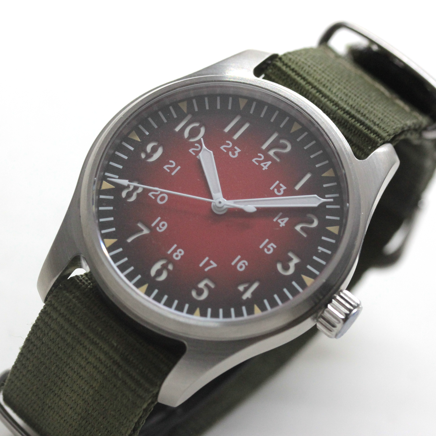 ロント(RONT) スイス製 自動巻き ムーブメント 腕時計 rstp1-a149a2n20armygreen サファイアクリスタル