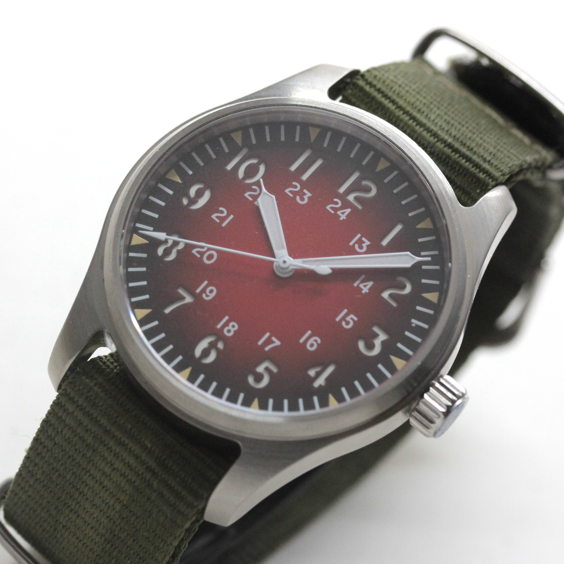 ロント(RONT) スイス製 自動巻き ムーブメント 腕時計 rstp1-a149a2n20armygreen サファイアクリスタル