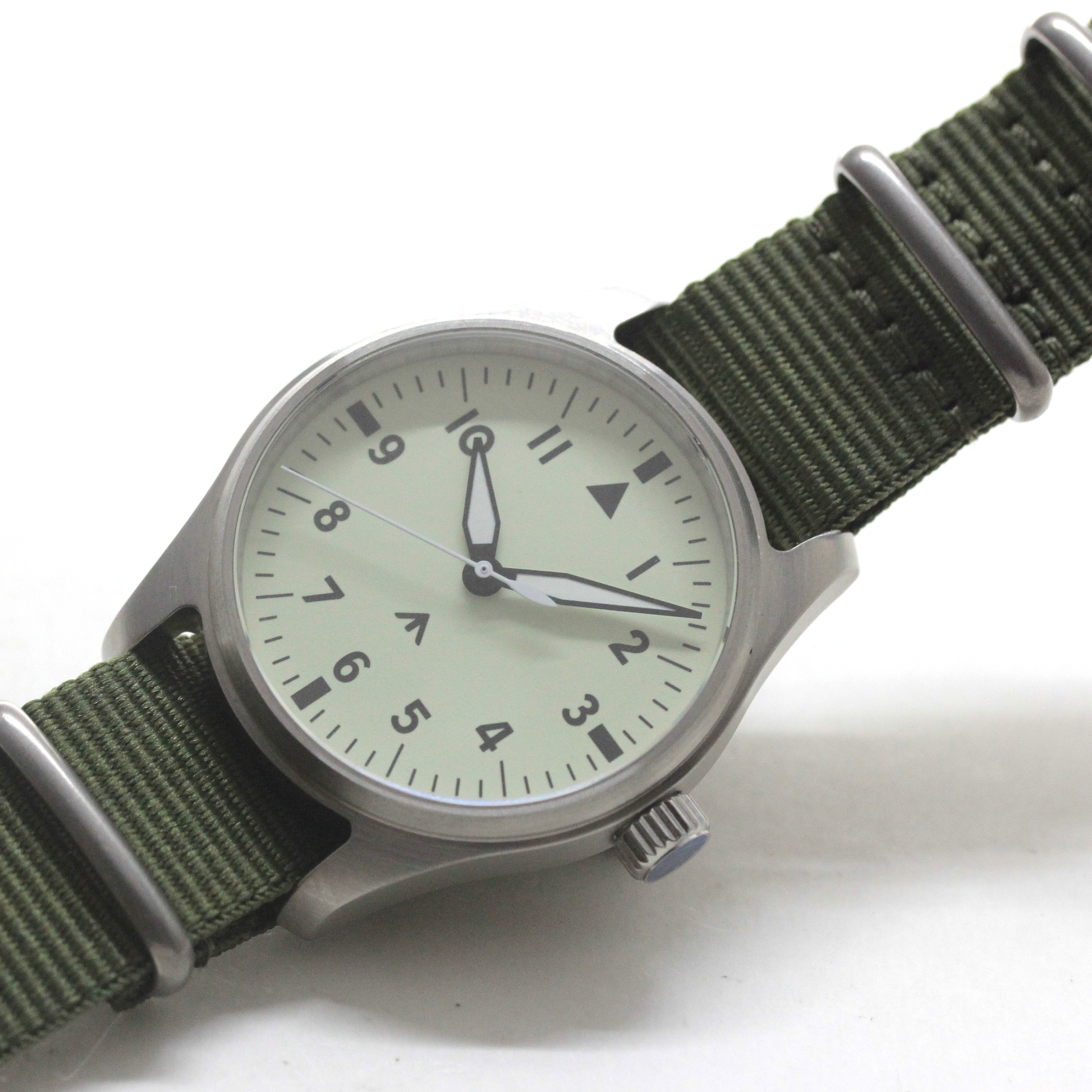
ロント(RONT) スイス製 自動巻き ムーブメント 腕時計 rstp1-a159a5n20armygreen ミリタリーデザイン