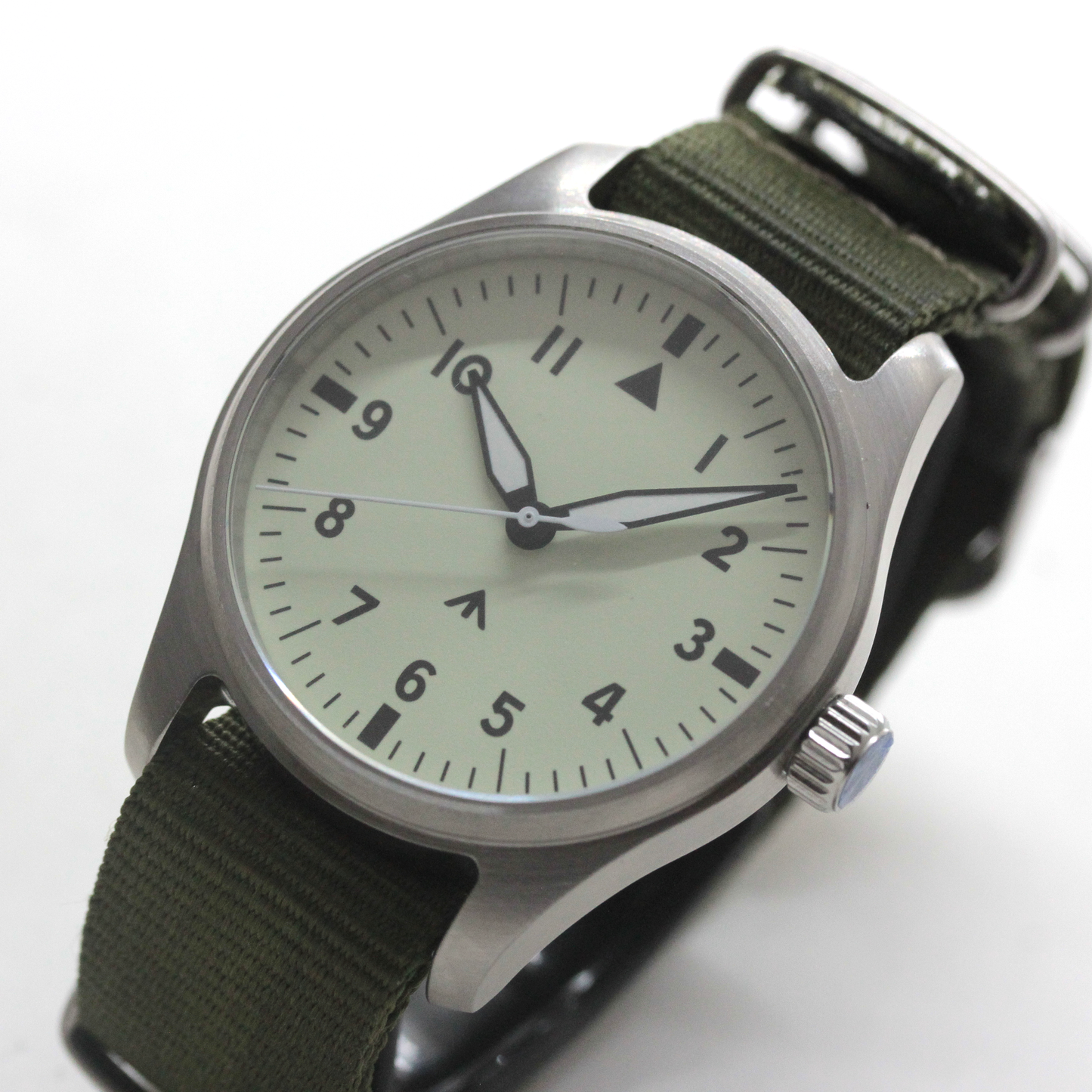 ロント(RONT) スイス製 自動巻き ムーブメント 腕時計 rstp1-a159a5n20armygreen 風防 サファイアクリスタル