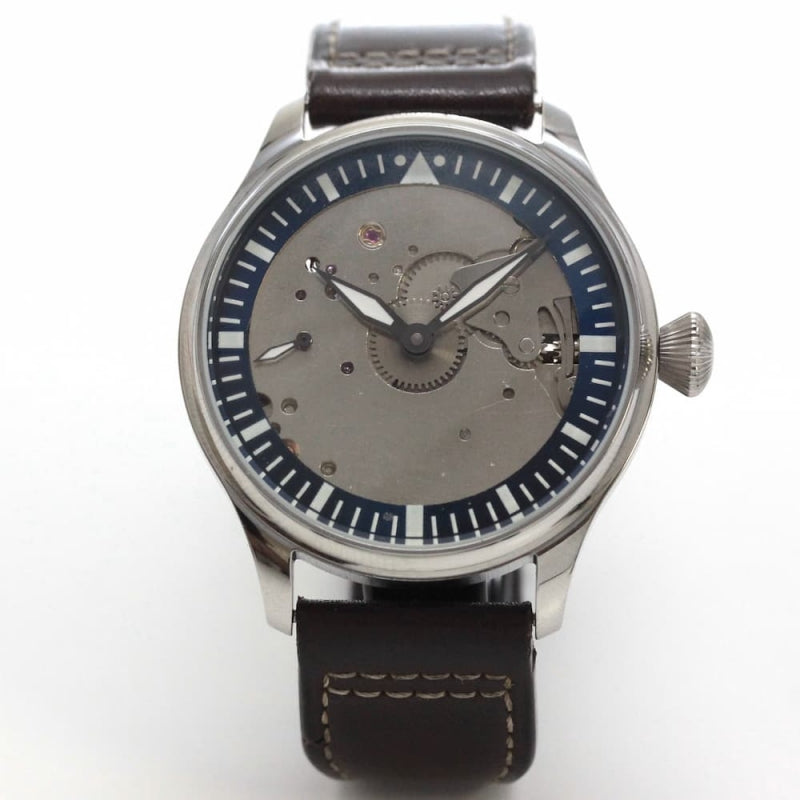 正美堂オリジナルウォッチ/オープンダイヤル/スイス製オールドムーブメント/s50hwob-old6497