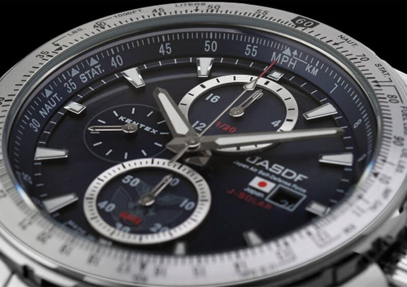 Kentex(ケンテックス) JSDF ソーラープロ 航空自衛隊モデル クロノグラフ 腕時計 S802M-01